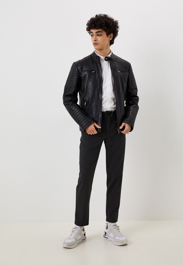 фото Куртка кожаная urban fashion for men