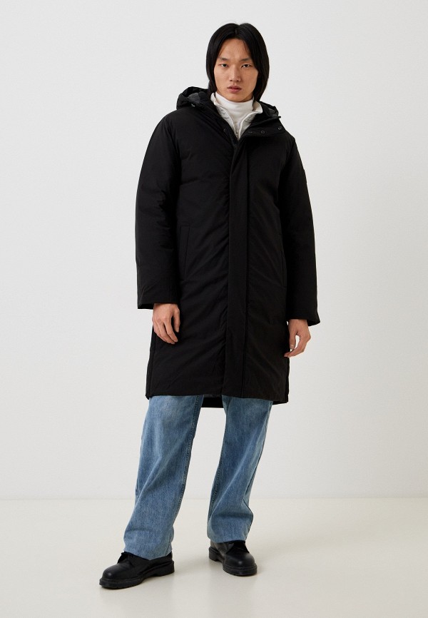 куртка dietmar с карманами mustang черный Куртка утепленная Mustang Style Dietmar Padded Long Coat
