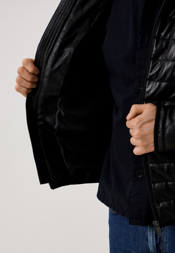 фото Куртка кожаная утепленная urban fashion for men