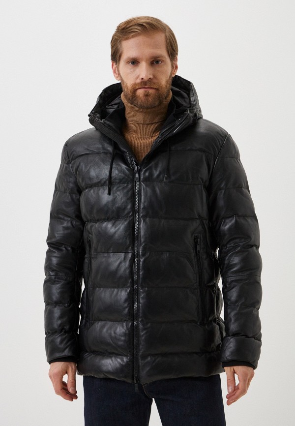 фото Куртка кожаная утепленная jorg weber