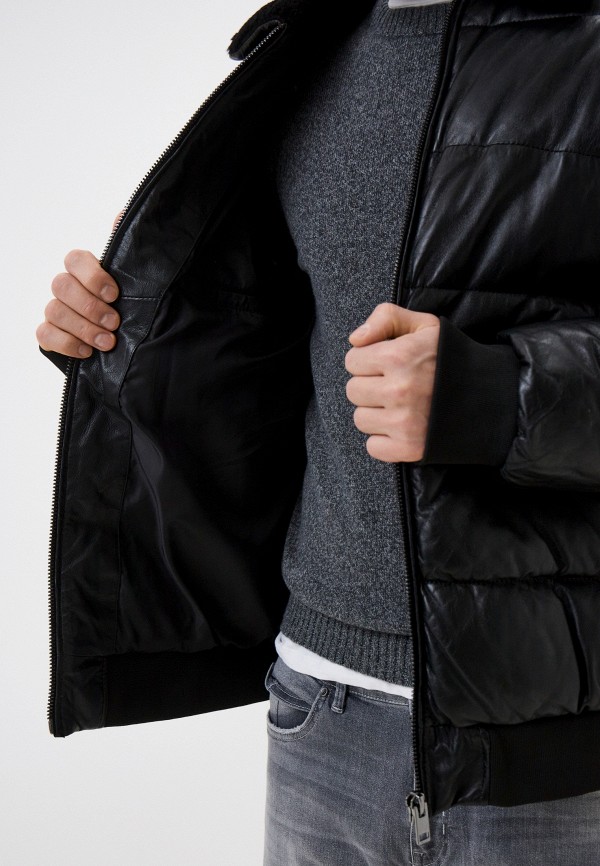 фото Куртка кожаная утепленная jorg weber