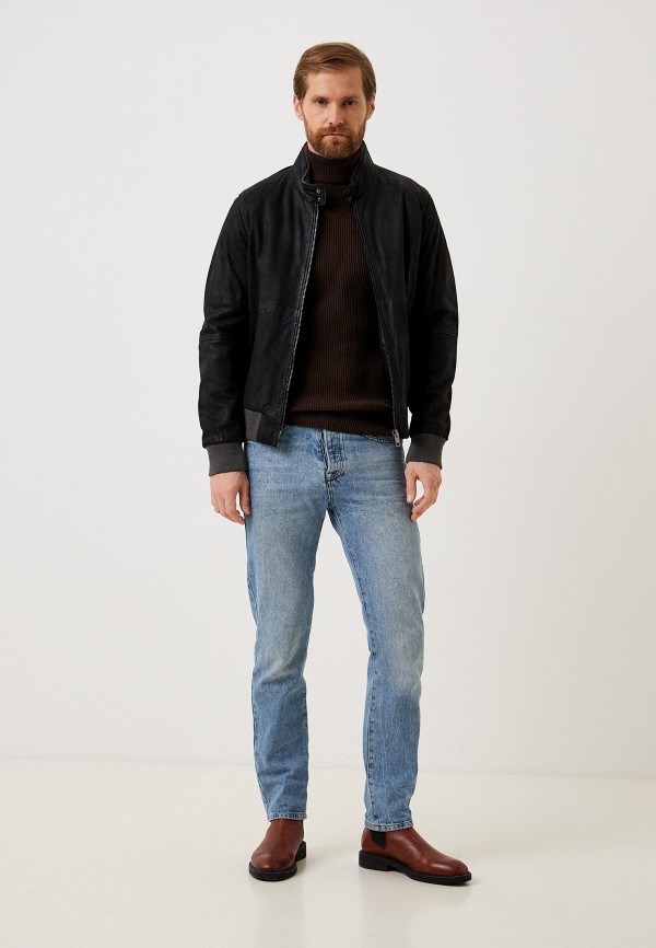 фото Куртка кожаная утепленная jorg weber