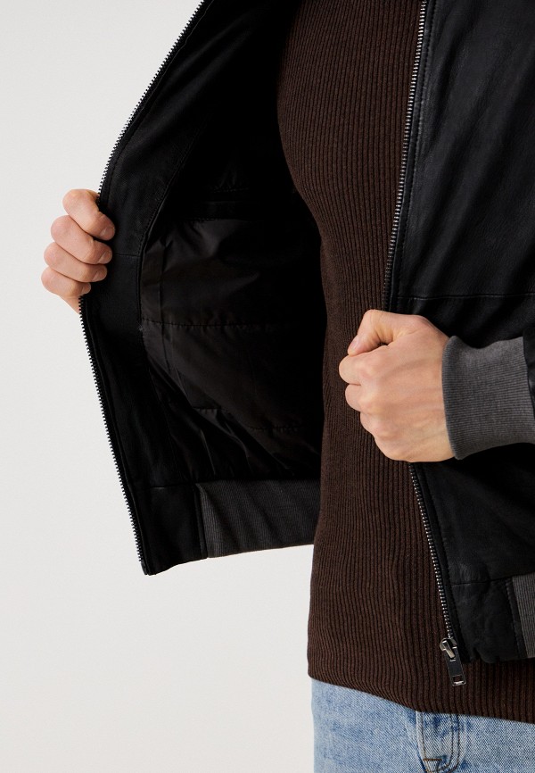 фото Куртка кожаная утепленная jorg weber