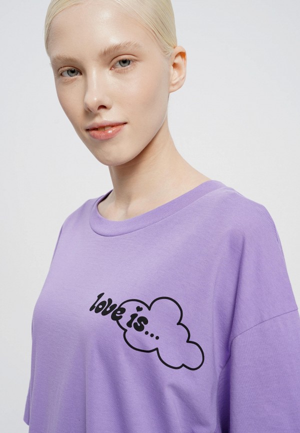 Футболка Твое фиолетовый, размер 50, фото 4