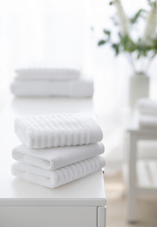 Набор полотенец Soft Silver белый, размер 00, фото 2