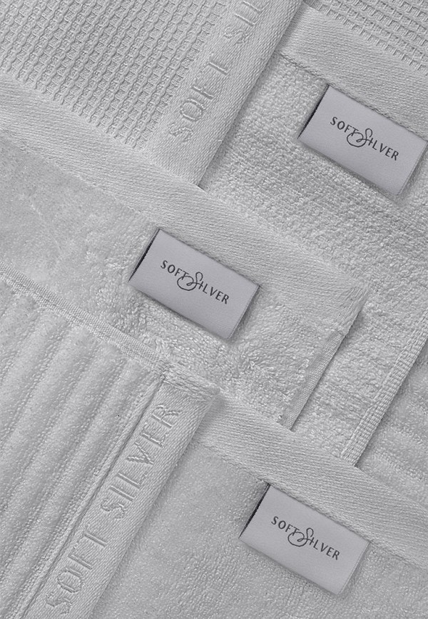 Набор полотенец Soft Silver серый, размер 00, фото 5