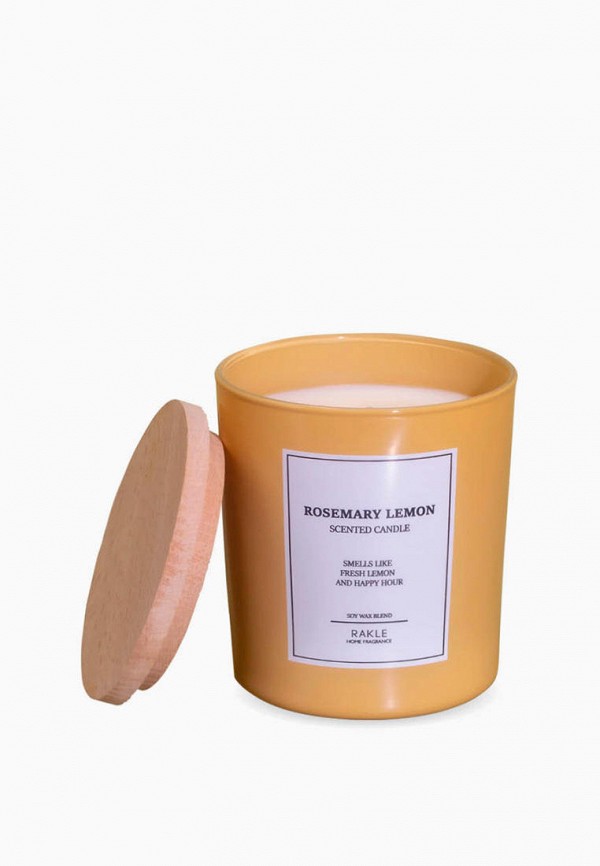 Свеча ароматическая Rakle LE JARDIN Розмарин и Лимон, 200 г свеча ароматическая rakle ароматическая свеча basic soft ваниль
