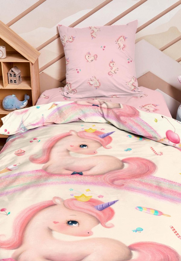 Постельное белье 1,5-спальное Juno розовый, размер 00, фото 3