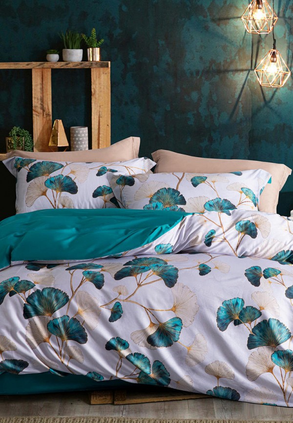

Постельное белье Евро Bellehome, Белый, Лантана сатин-премиум