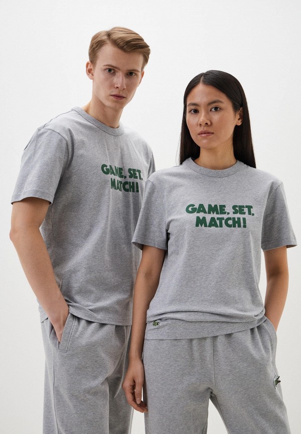 

Футболка Lacoste, Серый