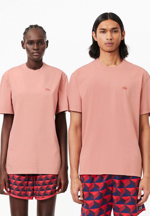 

Футболка Lacoste, Коралловый