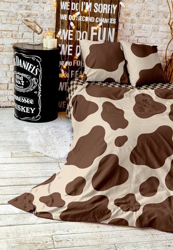 Постельное белье 1,5-спальное Crazy Getup бежевый, размер 00, фото 2