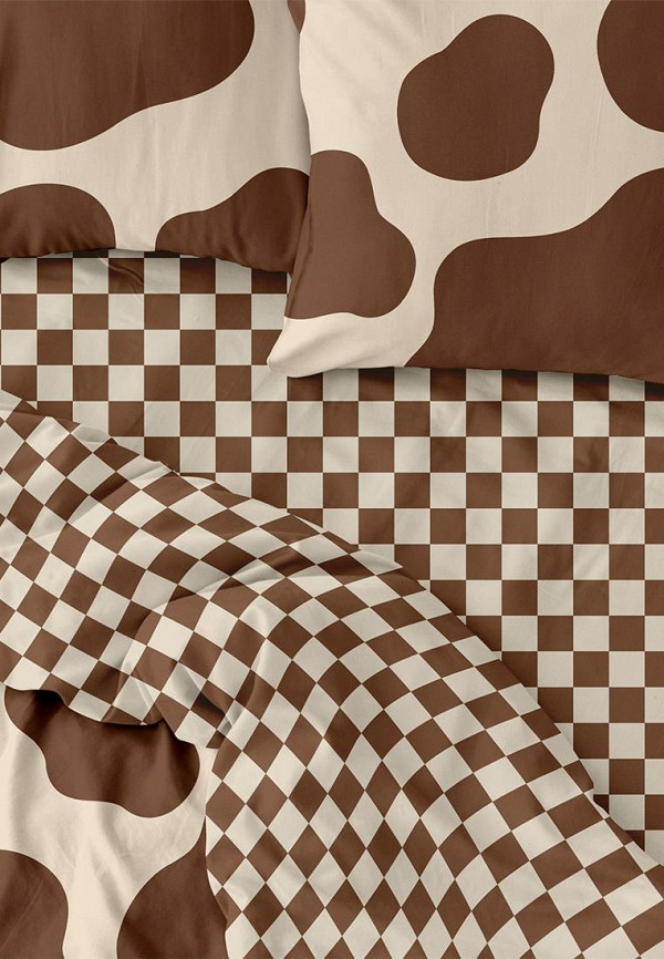 Постельное белье 1,5-спальное Crazy Getup бежевый, размер 00, фото 5