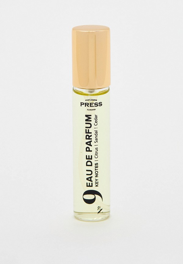 

Парфюмерная вода Press Gurwitz Perfumerie, Прозрачный, №9, 10 мл