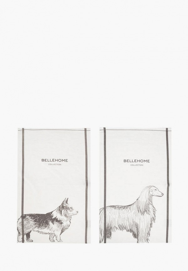 Набор полотенец кухонных Bellehome Dog breeds (set 2) 40х70 2 шт. хлопок/лен