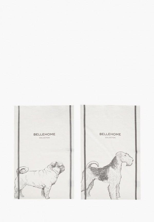 Набор полотенец кухонных Bellehome Dog breeds (set 1) 40х70 2 шт. хлопок/лен