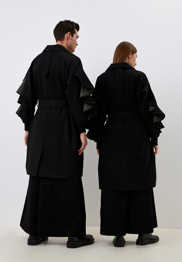 Плащ Remarka черный, размер 46, фото 3