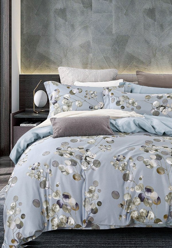 

Постельное белье Семейное Bellehome, Голубой, Селин 300ТС