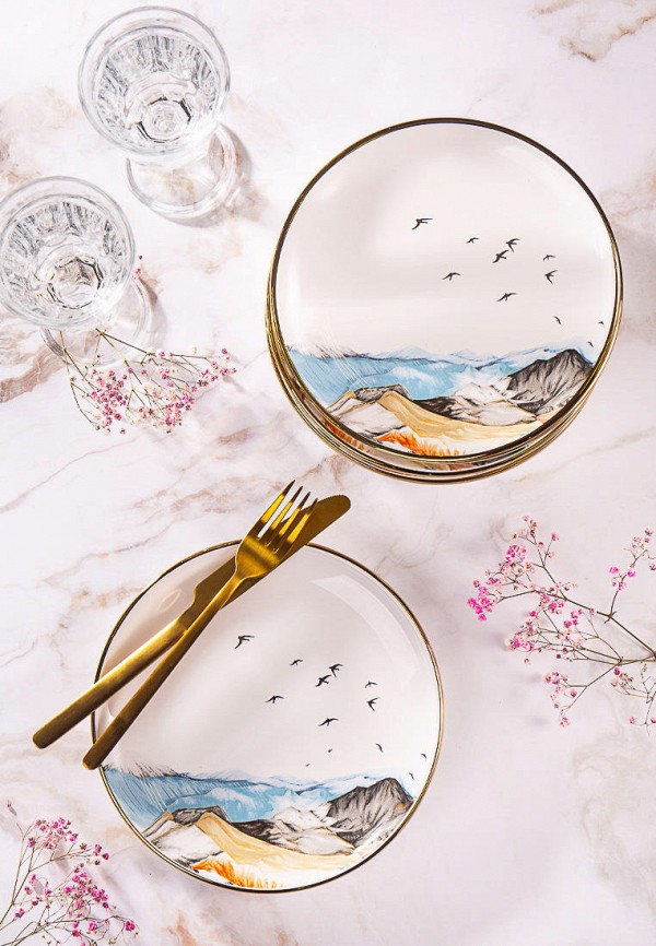 фото Набор тарелок mandarin decor