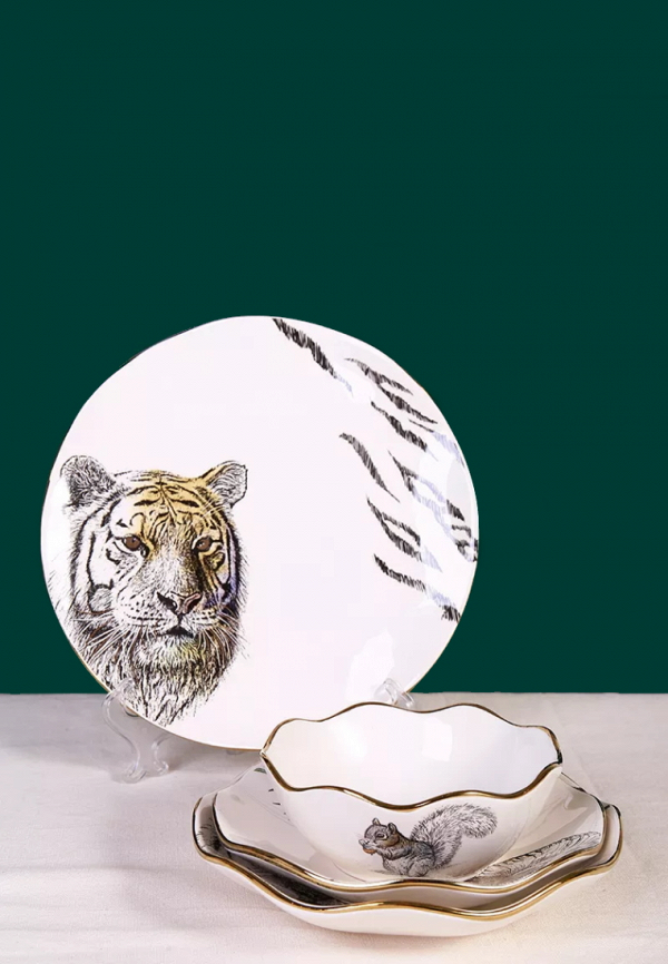 фото Набор тарелок mandarin decor