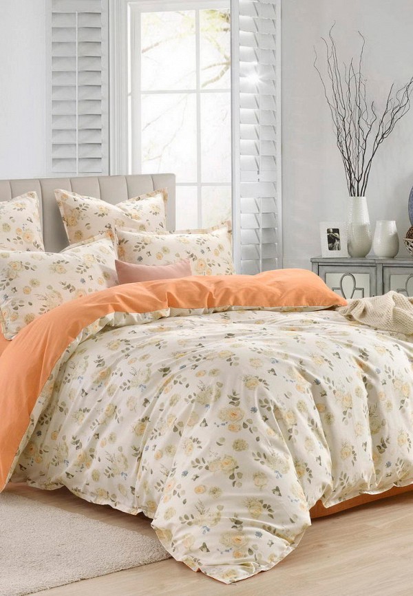 Постельное белье Евро Sofi De Marko бежевый, размер 00, фото 2