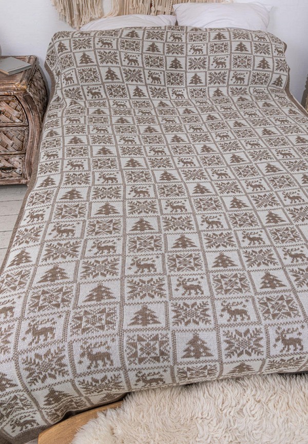 Плед Win&Wool бежевый, размер 00, фото 2