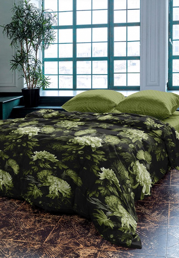 Постельное белье Евро Mia Cara зеленый, размер 00, фото 4