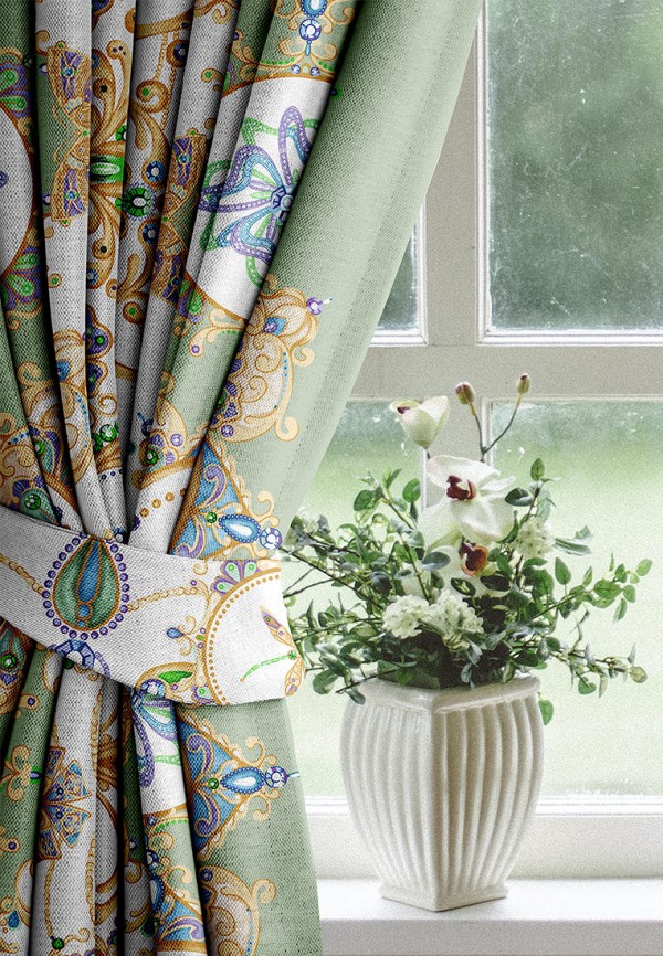 Шторы Mia Cara зеленый, размер 00, фото 4