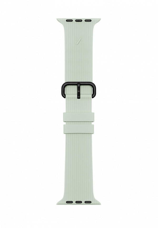 Ремешок для часов Native Union Apple Watch CURVE SILICONE STRAPS 4MM-SAGE. Цвет: бирюзовый