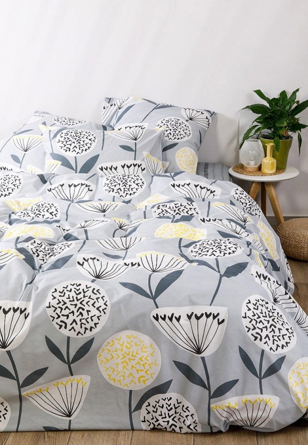 Постельное белье Евро Ночь нежна серый, размер 00, фото 1