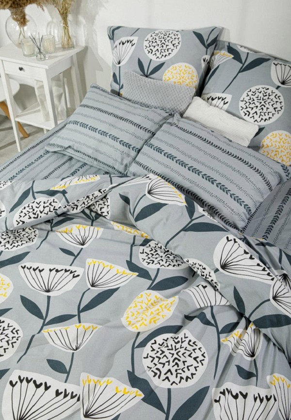 Постельное белье Евро Ночь нежна серый, размер 00, фото 3