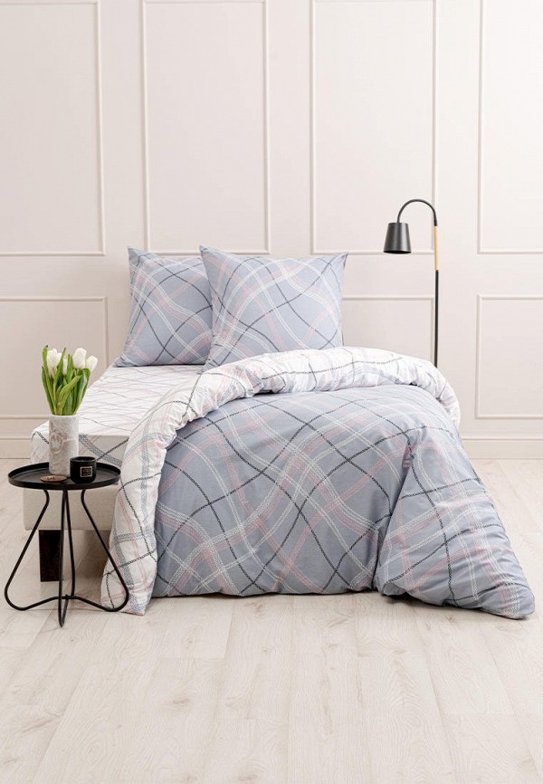 Постельное белье Евро Василиса голубой, размер 00, фото 2