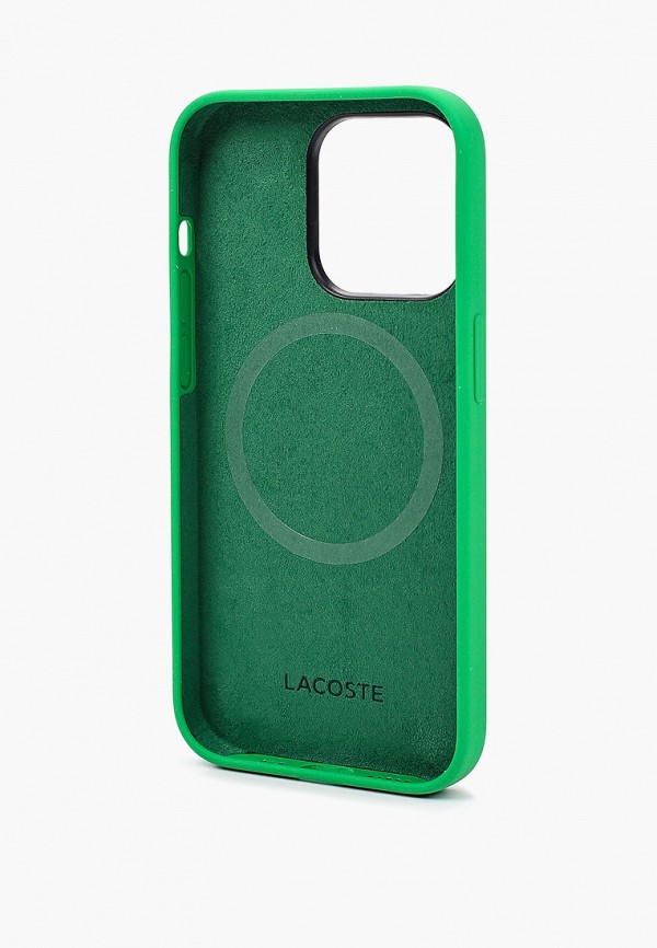 Чехол для iPhone Lacoste зеленый, размер 00, фото 2