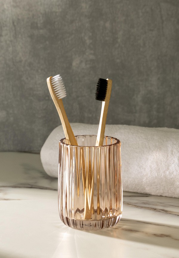 Стакан для зубных щеток DeNastia коричневый, размер 00, фото 3