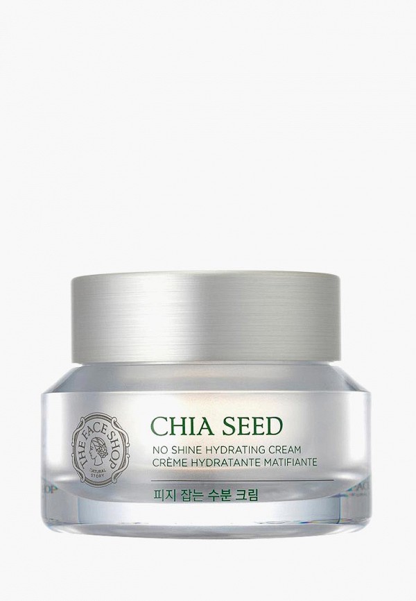 

Крем для лица Thefaceshop, Серый, THEFACESHOP CHIA SEED NO SHINE HYDRATING CREAM 50 мл