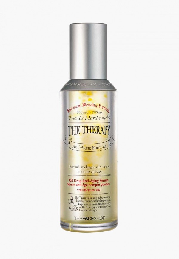 

Сыворотка для лица Thefaceshop, THE THERAPY OIL-DROP ANTI-AGING SERUM 45 мл, Желтый