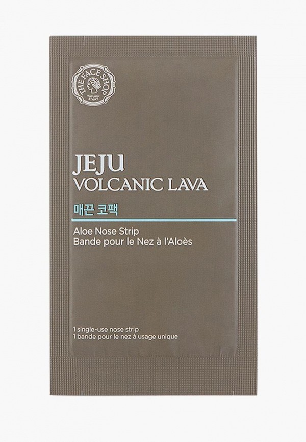

Полоски для лица Thefaceshop, JEJU VOLCANIC LAVA ALOE NOSE STRIP, Коричневый