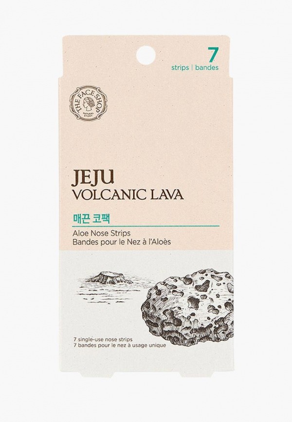 

Полоски для лица Thefaceshop, Разноцветный, JEJU VOLCANIC LAVA ALOE NOSE STRIPS
