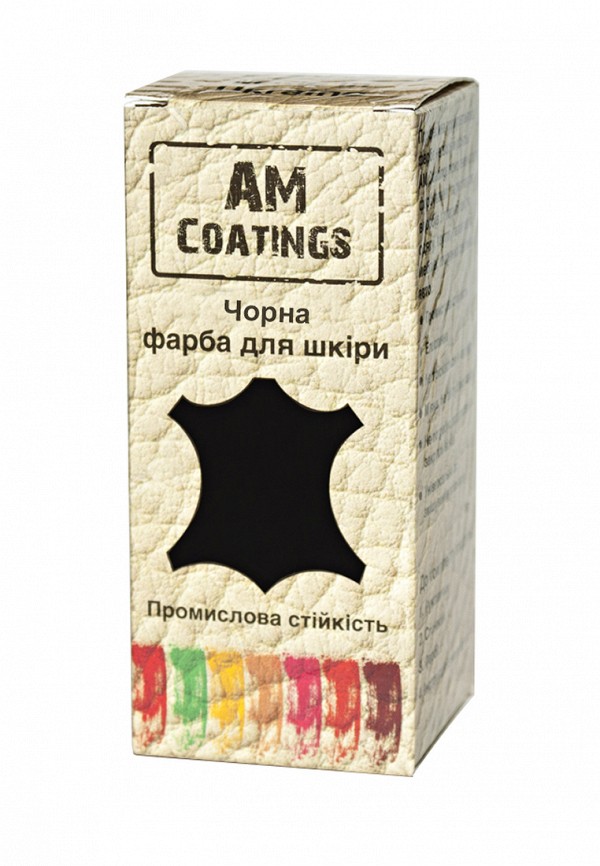 

Краска для гладкой кожи AM Coatings, Черный