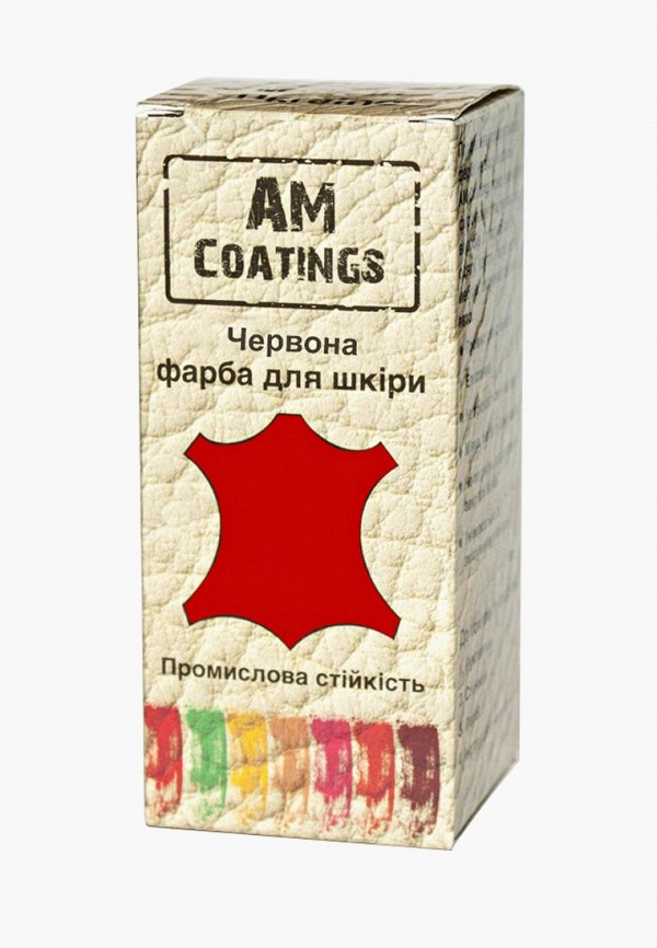 

Краска для гладкой кожи AM Coatings, Красный