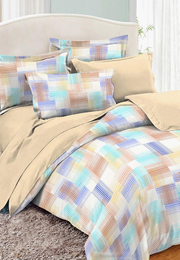 

Постельное белье Евро Cleo Home, Pure Cotton, Разноцветный