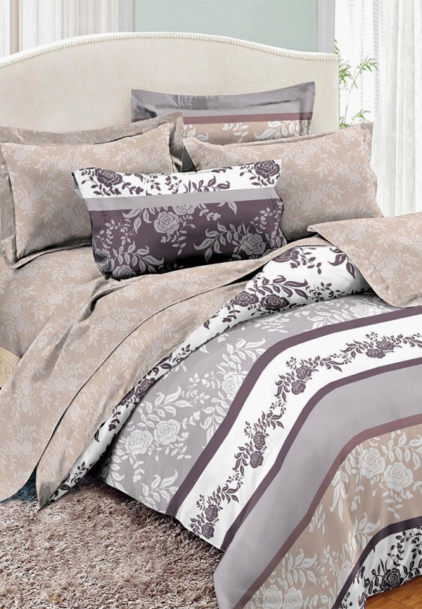 

Постельное белье Евро Cleo Home, Pure Cotton, Разноцветный