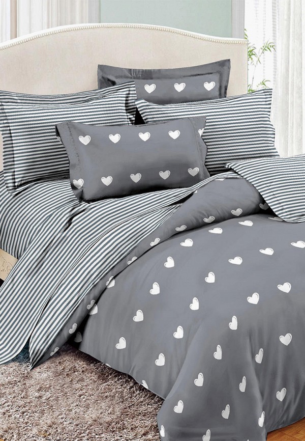 

Постельное белье 2-спальное Cleo Home, Pure Cotton, Синий