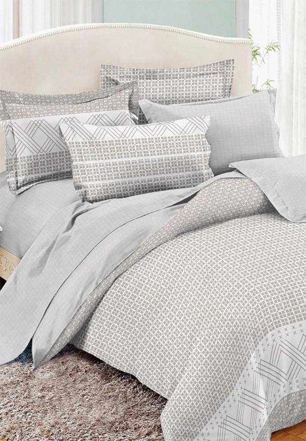 

Постельное белье Семейное Cleo Home, Серый, Pure Cotton