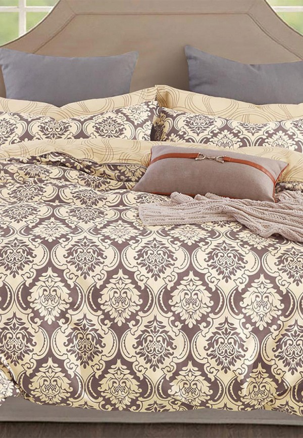 

Постельное белье 1,5-спальное Cleo Home, Satin Luxe, Бежевый