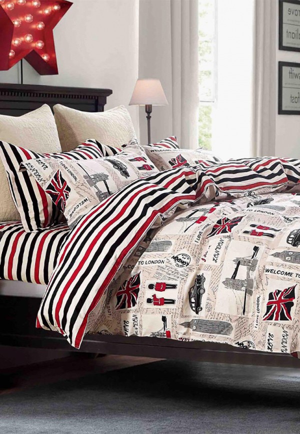 

Постельное белье 2-спальное Cleo Home, Satin Luxe, Разноцветный