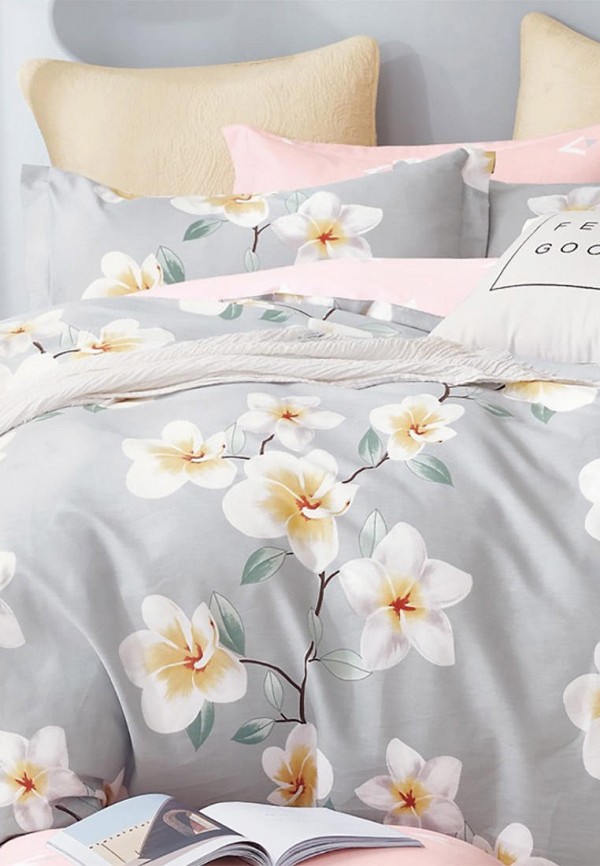 

Постельное белье 2-спальное Cleo Home, Satin Luxe, Серый