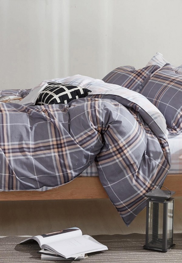 

Постельное белье Евро Cleo Home, Satin Luxe, Серый