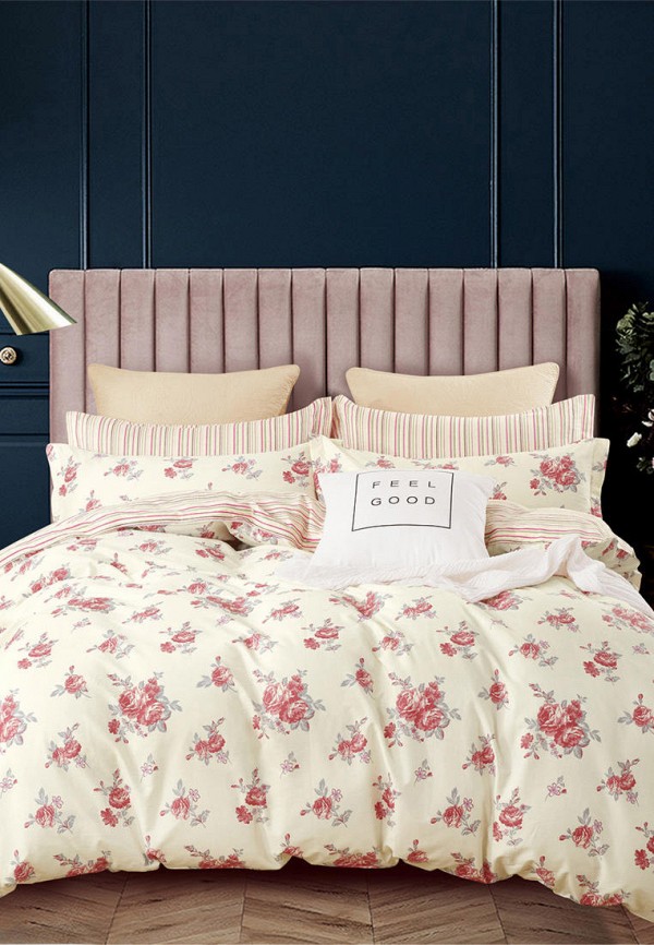 

Постельное белье Евро Cleo Home, Satin Luxe, Бежевый
