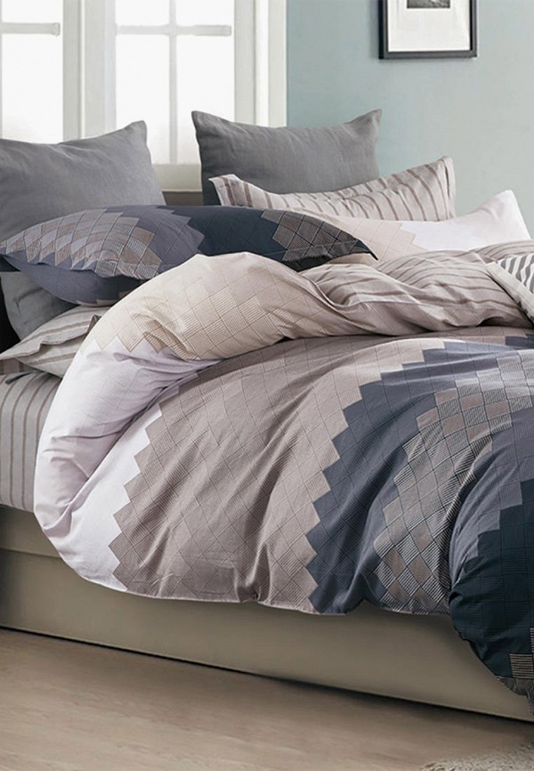 

Постельное белье Семейное Cleo Home, Satin Luxe, Разноцветный